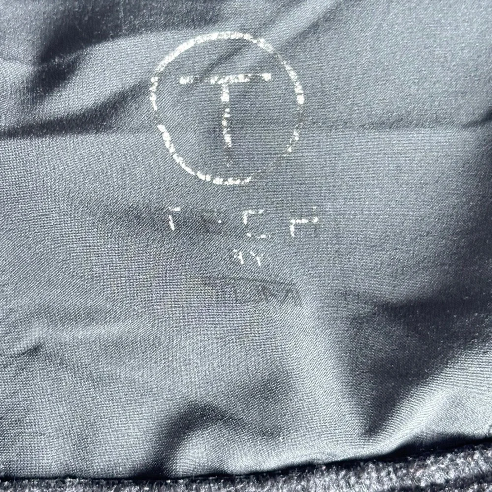 Tumi T-Tech Softshell Jacket Dark Gray Full Zip Fleece Lined Water Resistant M